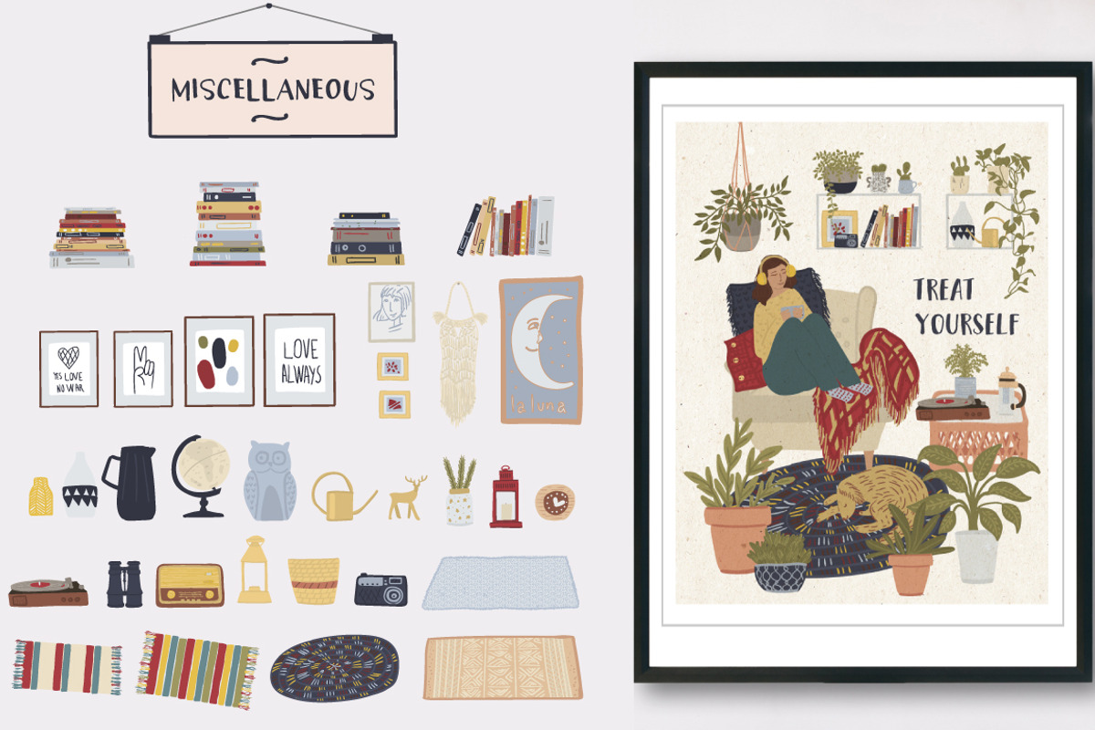 Illustrated Dreamy Home, a Decorative Illustration by Anna Ivanir (Photo 7 of 10)