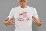 Thanksgiving Pumpkin Thankful PNG, an Illustration by Daily.Designs (Thumbnail 2 of 6)