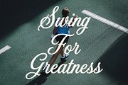 Strimbey Retro Serif Script Font Duo, a Script Font by Maulana Creative (Thumbnail 5 of 7)