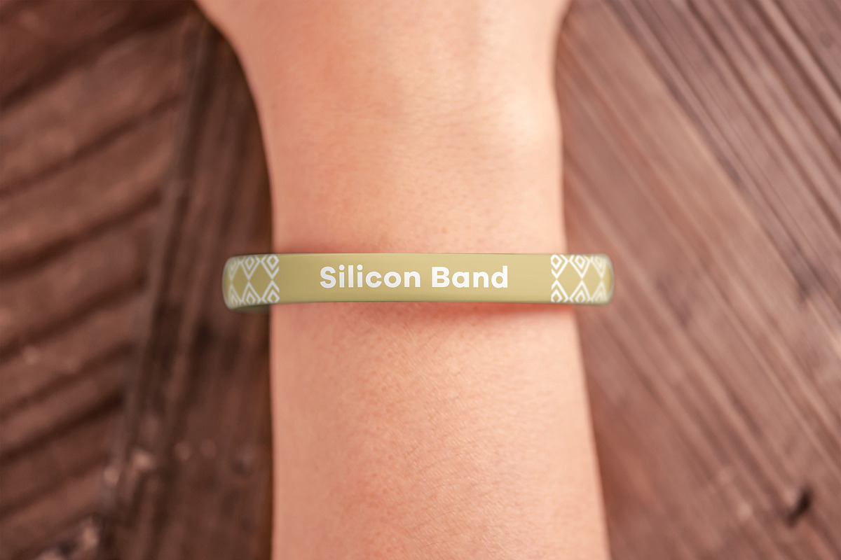 Silicon Band Mock-up, a Product Mockup by Yogurt86 (Photo 16 of 22)