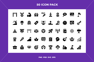 Motivation icons, an Outline Icon by Wencory
