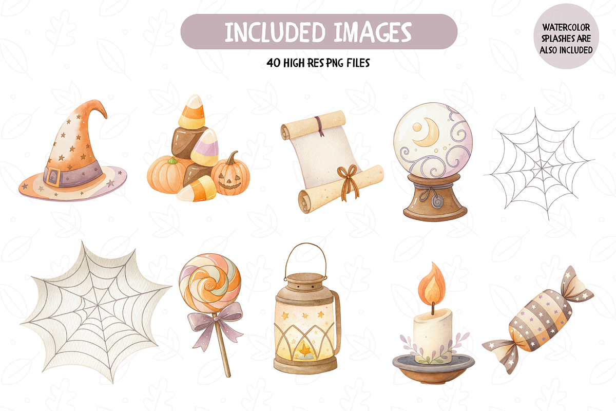 Trick or Treat Clipart, an Illustration by TatiMockup (Photo 5 of 6)