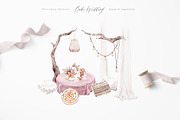 Boho Wedding Illustrations, an Illustration by Aquarellina (Thumbnail 14 of 28)