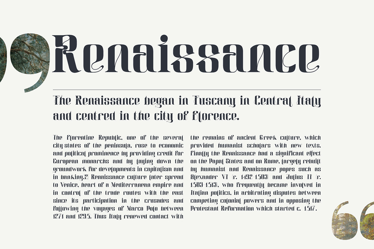 Sogia modern renaissance font, a Serif Font by kaer_shop (Photo 6 of 9)