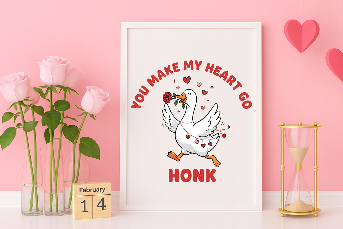 You Make My Heart Go Honk Png, an Illustration by Canvas Craft (Photo 4 of 7)