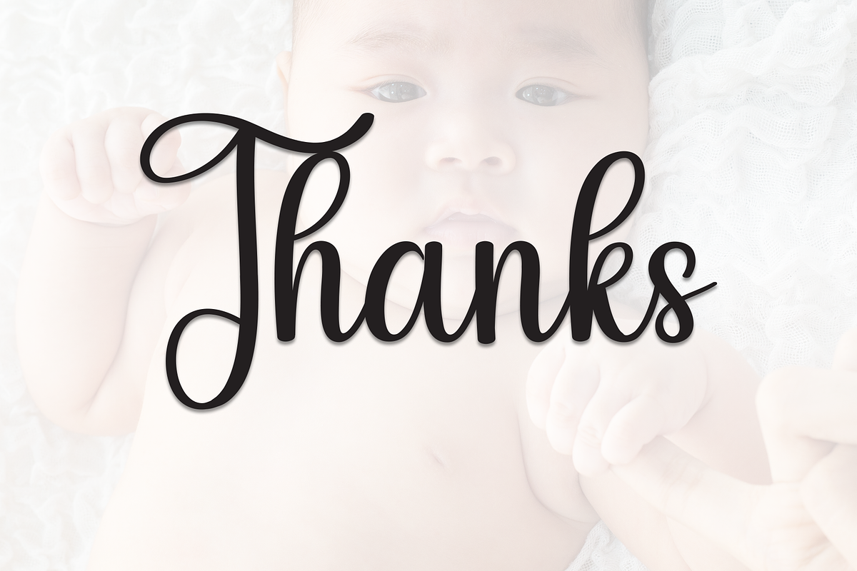Babytime | Script Font, a Handwritten Font by Scratchones (Photo 9 of 9)
