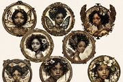 AFRICAN AMERICAN LOCKET FAIRY PNG, a Person Illustration by Daring Digies (Thumbnail 2 of 8)