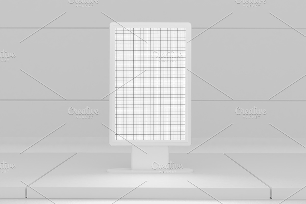 Street Billboard Mockup, an Advertising Mockup by Qaleb Studio (Photo 1 of 2)