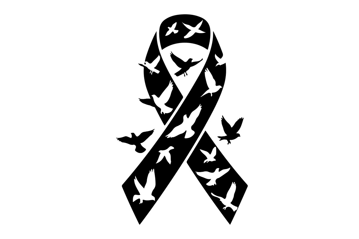Cancer Awareness Silhouette Set, a Healthcare Illustration by Designer_Momina (Photo 9 of 24)