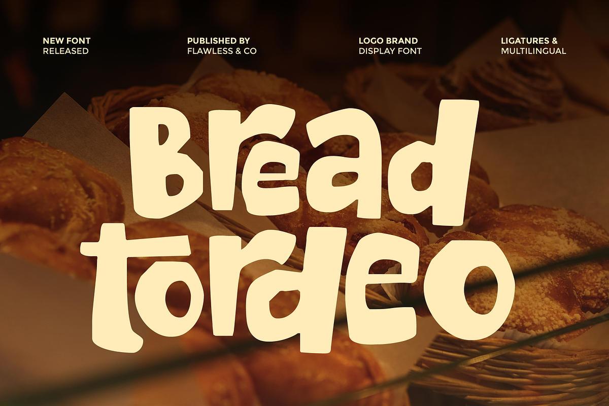 Tordeo - Unique Display Font, a Sans Serif Font by Flawless And Co (Photo 1 of 10)