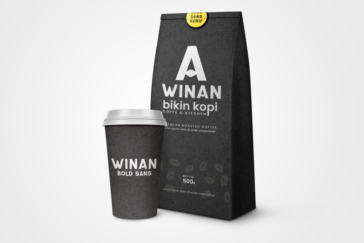 Winan, a Sans Serif Font by Auliacreative (Photo 4 of 7)