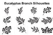 Eucalyptus Foliage Silhouette Set, an Object Graphic by Designs_River (Thumbnail 1 of 3)