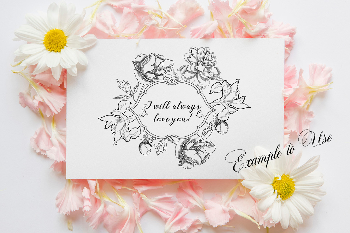 Flowers Sketches Set, a Decorative Illustration by Nataliapiache (Photo 4 of 7)