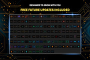 140+ High-Tech Circuits Overlays, an Object Graphic by Mikel Blazgad (Thumbnail 7 of 10)