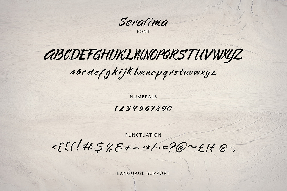 Serafima font, a Script Font by Lana Samokhina (Photo 10 of 10)