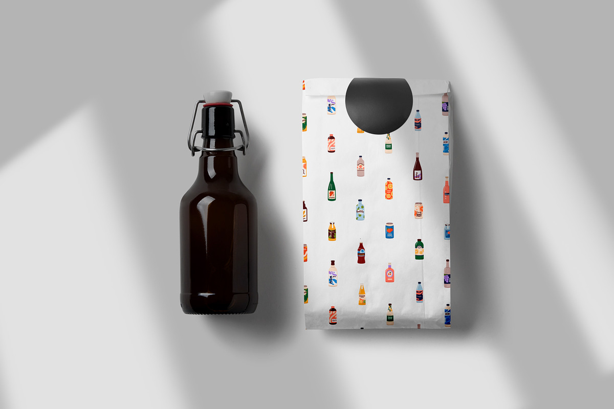 Cold drinks seamless patterns, a Pattern Graphic by Good Studio (Photo 6 of 6)