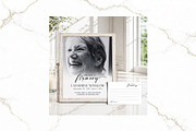 Funeral Bundle B&W Canva FR006, a Stationery Template by TyphoonStudio (Thumbnail 9 of 12)