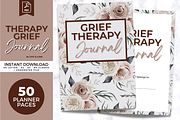 Grief Therapy Journal - Printable, a Stationery Template by Jennifer Magri Templates (Thumbnail 1 of 8)