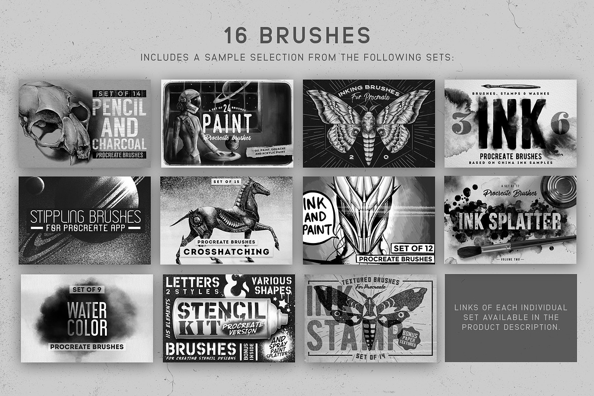 Procreate Brushes Starter Kit preview 4