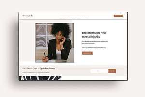 Squarespace 7.1 Template: Donna