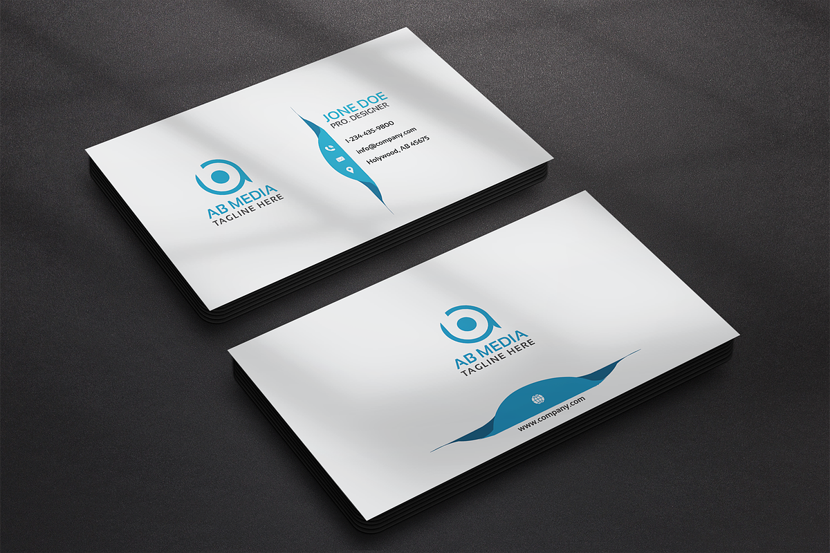 Business card Template & 3 Mock-up, a Business Card Template by Smashing_Studio (Photo 3 of 4)