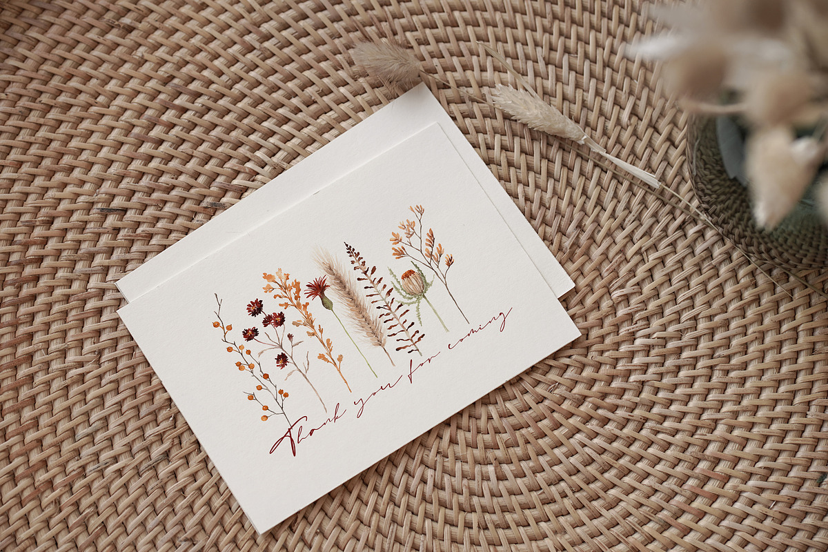 Watercolor Flower - EMBER WILDFLOWER, an Illustration by Beigetime (Photo 8 of 14)