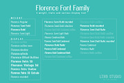 FLORENCE font family, a Sans Serif Font by LTNG STUDIO (Thumbnail 2 of 7)
