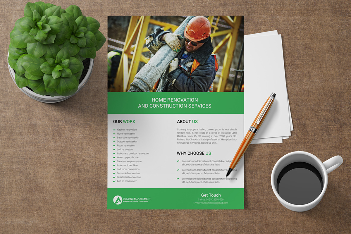 Development Flyer Template, a Flyer Template by UI_Expert