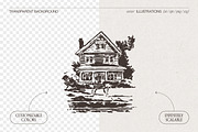 Countryside House Sketch Collection, an Object Illustration by TheMountBirdStudio (Thumbnail 2 of 8)