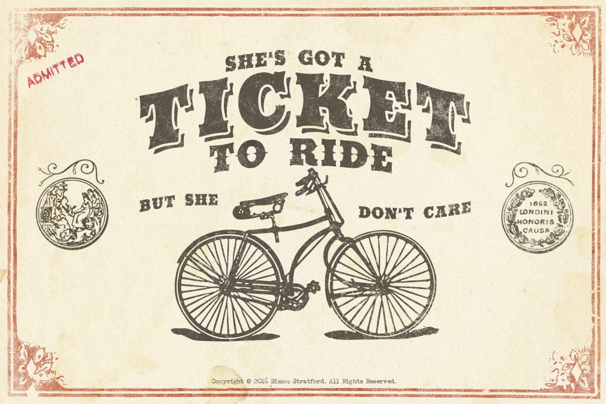 Display font Lawless sans serif preview 2