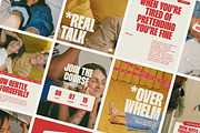 Bold Red Instagram Templates - Canva, a Social Media Template by Of July Studio (Thumbnail 2 of 6)