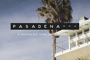 Pasadena | A Nostalgic Font, a Sans Serif Font by Jen Wagner Co (Thumbnail 1 of 4)