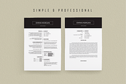 Professiona Resume BUNDLE Template M, a Resume Template by Showy68 Template (Thumbnail 3 of 6)