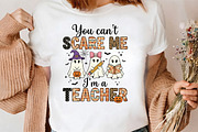 Spooky Teacher Halloween PNG Art, a Seasonal Illustration by CrexoraLab (Thumbnail 3 of 4)