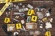 CASE FILES True Crime Detective Kit, an Object Graphic by DreamoraArt (Thumbnail 2 of 8)