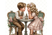 Romance Time Clipart JPG, a Person Illustration by Memories By Lea (Thumbnail 4 of 20)