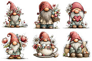 Whimsical Easter Gnome Clipart, an Illustration by Dream Creation (Thumbnail 3 of 7)