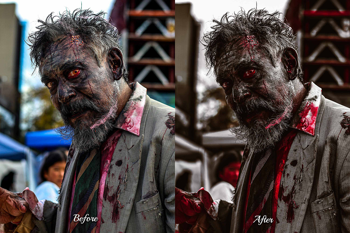 30 Zombie Lightroom Collection, a Preset Add-On by 3Motional (Photo 6 of 11)
