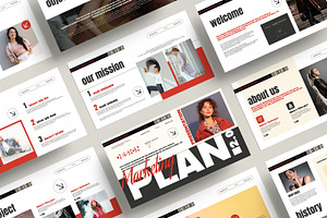 Marketing Plan Presentation Template, a Presentation Template by MightyDesign