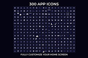 300 Dark Blue Minimal iOS Icon Pack, an Icon by A Good Design Studio (Thumbnail 4 of 5)