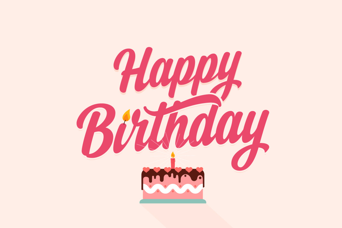 Happy Birthday illustrations, an Illustration by VectorBakery (Photo 1 of 3)