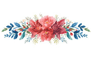 Spring Watercolor Flowers, an Illustration by jahid234 (Thumbnail 14 of 15)