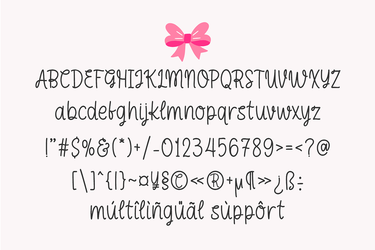 Pinky Bloom - Valentine's Font, a Handwritten Font by Keithzo (Photo 9 of 9)