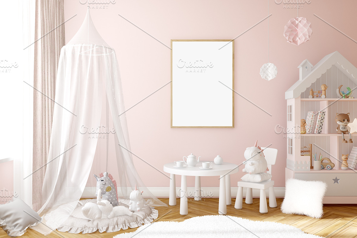 Frame Mockup Bundle Kids - 46, a Household Mockup by Mockup Shop (Photo 13 of 20)
