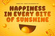 ORANGE CHIPS - Food Font, a Sans Serif Font by Mozatype (Thumbnail 3 of 8)