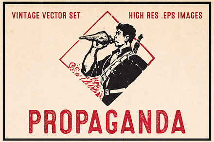 Propaganda - Vintage Vector Set