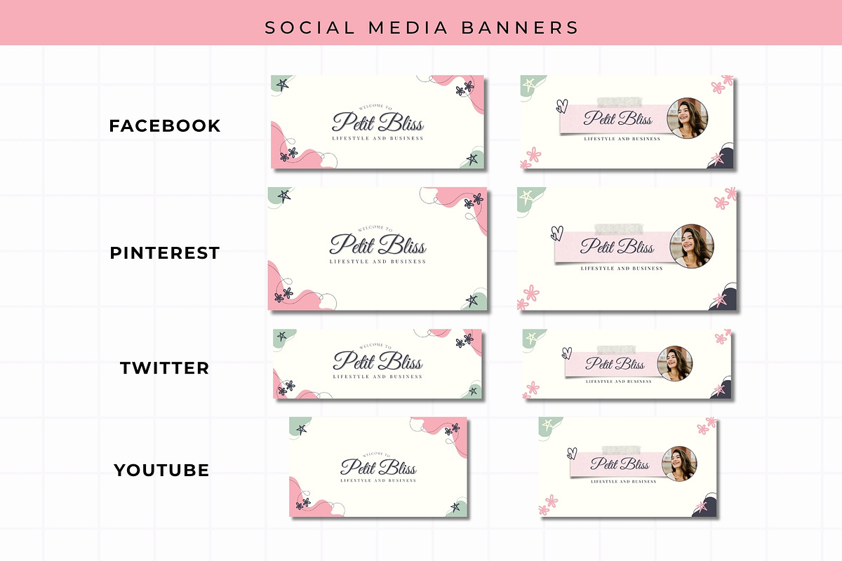 Pastel Branding Kit Canva Template, a Branding & Logo Template by Anna Design Studio (Photo 6 of 9)