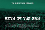 Reybox – Futuristic Stylish Display, a Sans Serif Font by Dm Studio (Thumbnail 7 of 11)
