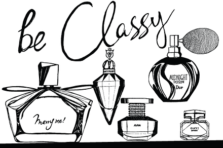 Perfumes bottle set collection