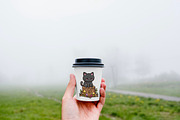 Kawaii Black Cat Witching Hours, an Animal Illustration by Blumensdiary (Thumbnail 5 of 6)